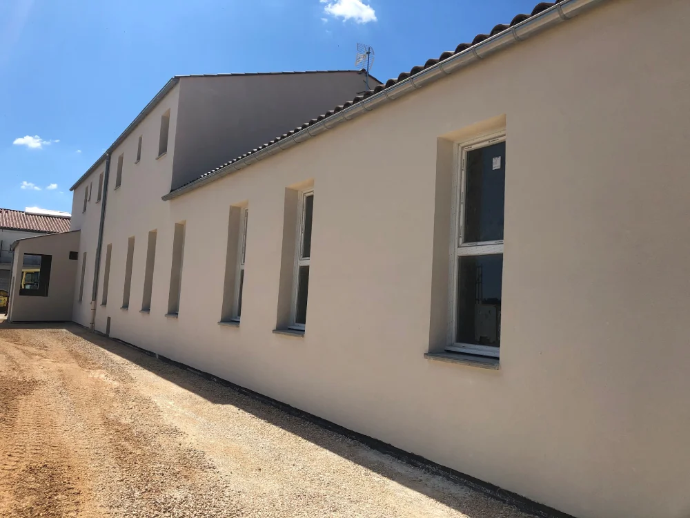 Facade-construction-maison-de-santé-bouches-du-rhone